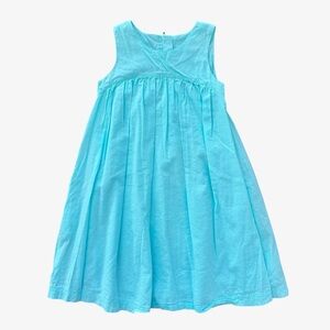 Primary Mint Blue  Sleeveless Dress 6-7